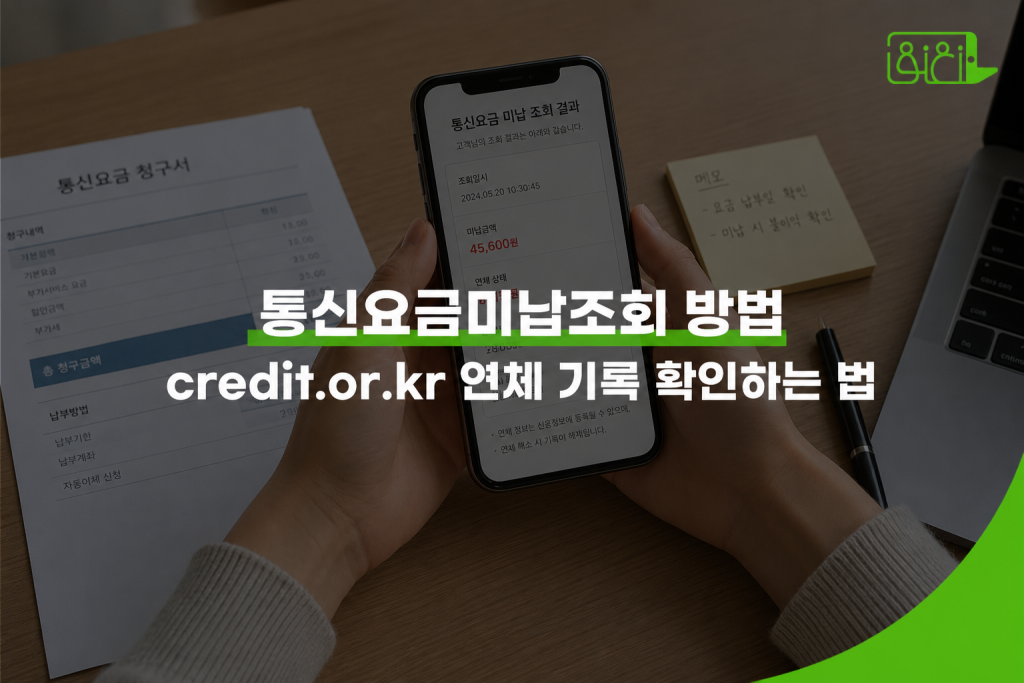 통신요금미납조회 방법 — 연체 기록 어디서 확인하고 선불폰 개통은 어떻게 되나